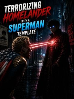 Terrorizing Homelander with a Superman Template