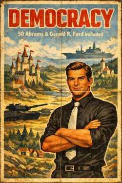 Reincarnated in a New World and Brought “Democracy” with Me — Including 50 Abrams Tanks and the Aircraft Carrier Gerald R. Ford